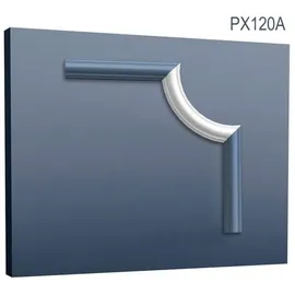 Orac Eckelement Orac PX120A Weiß 2 St. 19 x 8,8 x 2 cm