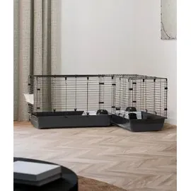 Savic Eck-Nagerheim Cubix Corner schwarz, ca. B198/H63,5/T50 cm