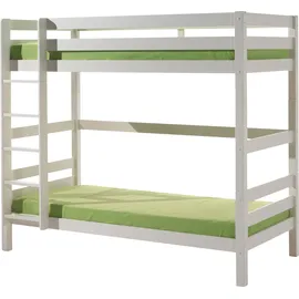 Vipack Etagenbett Pino 90 x 200 cm weiß