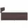 vidaXL Boxspringbett 140 x 200 cm Dunkelbraun
