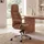 FineBuy Chefsessel Echtleder Beige