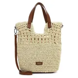 SURI FREY Marley Shopper Papierstroh Beige