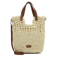 SURI FREY Marley Shopper Papierstroh Beige