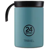24Bottles 24Bottles® Travel Tumbler Snack Pot 350ml mit Fill&Go Lid Powder Blue