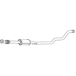 VEGAZ Mittelschalldämpfer HYUNDAI HUS-277 287001J300 MSD