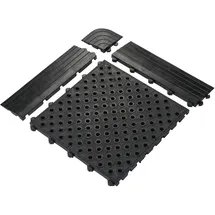 Coba Anti-Ermüdungsmatte Gummi schwarz