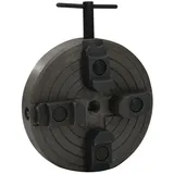 vidaXL 4-Backenfutter mit M18 Aufnahme Stahl Schwarz 150x63 mm