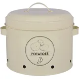 Esschert Design Küchendose weiß 27,0 x 23,2 x 21,3 cm 6,3 l