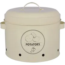 Esschert Design Küchendose weiß 27,0 x 23,2 x 21,3 cm 6,3 l