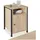 Tectake Nachttisch Blackburn 40 x 42 x 60,5 cm Braun