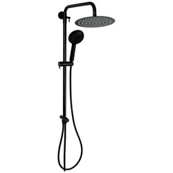 Novaservis Duschsystem ohne Armatur Schwarz SET032.5
