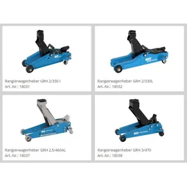 Güde Rangierwagenheber Metall 145-500 mm blau