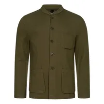 super.natural Merino Jacke M ELITZ JACKET in dunkelgrün | Gr.: L