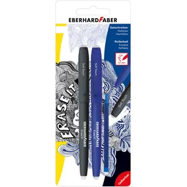 Eberhard Faber Gelschreiber Radierbar Blau 0,7 mm 2 St.