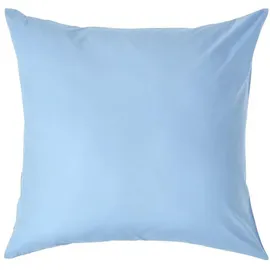 Homescapes Kissenbezug HOMESCAPES 80 x 80 cm Blau