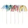 Papstar Deko-Picker 15,5 cm 240 St. Feuerwerk