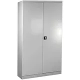 Proregal Stahlschrank Owl mit 4 Fachboden HxBxT 192 x 110 x 38 cm Lichtgrau