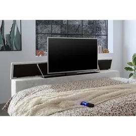 Uno Carryhome Boxspringbett Silberfarben