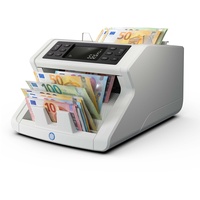 Safescan 2265 Geldzählmaschine, Wertzählung für gemischte EUR- und GBP-Banknoten - Banknotenzähler mit 5-facher Echtheitsprüfung - zählt sortierte Banknoten aller Währungen