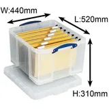 Really Useful Box Aufbewahrungsbox 52 x 31 x 44 cm 1-tlg. transparent