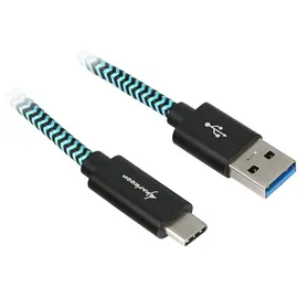 Sharkoon USB-A auf USB-C 0,5 m Schwarz