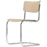 Thonet - S 43 Stuhl, Chrom / Buche natur (TP 17)