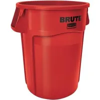Rubbermaid Brute Utility rund 166,5 L Rot Mülleimer mit