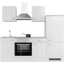 Flex-Well Küchenzeile Wito 220 cm Weiß