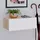 Idimex Nachtschrank NANI 60 x 21 x 27 cm Braun/Weiß