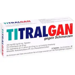 Titralgan gegen Schmerzen
