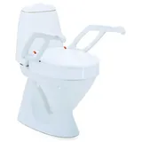 Invacare Aquatec 90000 Toilettensitzerhöhung mit Armlehnen 10 cm weiß