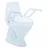 Invacare Aquatec 90000 Toilettensitzerhöhung mit Armlehnen 10 cm weiß