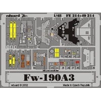 Eduard Accessories FE214 190 Modellbauzubehör Fw 190A-3