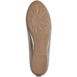 Marco Tozzi Woms Ballerina für Damen, gold, Größe 37 EU