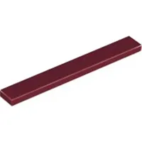 25 Stück LEGO Teil Nr. 4162 in Dunkelrot (Dark Red)