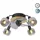 NÄVE Fumoso 56 cm Deckenventilator Schwarz