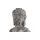 Möbel Kraft Deko Figur Buddha ¦ grau ¦ Zement ¦ Maße (cm): B: 20,5 H: 38 T: 12.5