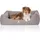 Knuffelwuff Hundebett Leano 120 x 85 cm grau