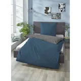 biberna Bettwäsche Renforce + 200x200 cm mit 2 Kissen