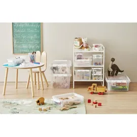 SmartStore Aufbewahrungsbox CLASSIC 3 3 Liter transparent / weiß