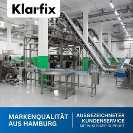 klarfix Hände- & Flächendesinfektionsmittel nach WHO-Rezeptur für Hand, Haut und Flächen I Ideal für unterwegs | Wirksam gegen Bakterien, Pilze & Vire...
