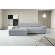 werk2 Eckcouch Cord 2-Sitzer Grau