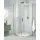 Beliani JUKATAN Duschkabine mit Schiebetür 90 x 185 cm Gold Sicherheitsglas