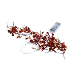 LED Sternen Lichterkette 1m in Gold oder Kupfer kupfer