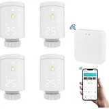 fontastic WLAN Smart Home Paket Heizen, 4 Stück, weiß