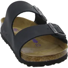 Birkenstock Arizona Weichbettung Naturleder geölt schwarz 46