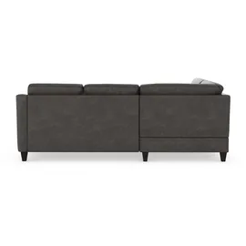 sit&more Ecksofa SIT & MORE "Farö L-Form", grau (anthrazit), B:251cm H:90cm T:187cm, Sofas, Ecksofa, inklusive Federkern, wahlweise mit Bettfunktion und Bettkasten