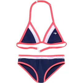 KangaROOS Triangel-Bikini Blau/Pink/Weiß 134/140