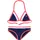 KangaROOS Triangel-Bikini Blau/Pink/Weiß 134/140