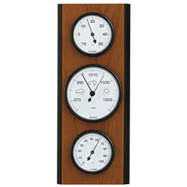 Selva Wetterstation mit Hygrometer, Barometer und Thermometer, 110 x 270 mm